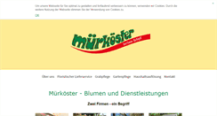 Desktop Screenshot of muerkoester-schwerte.de